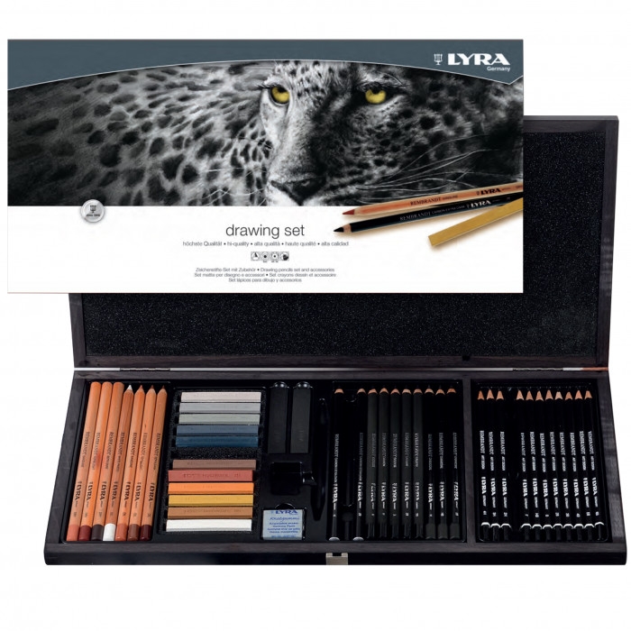 LYRA Art Pen - Boîte métal 30 feutres pointe fine aquarellables